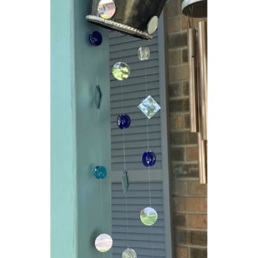 Outdoor beauty pot mirror/jewell hanging decor