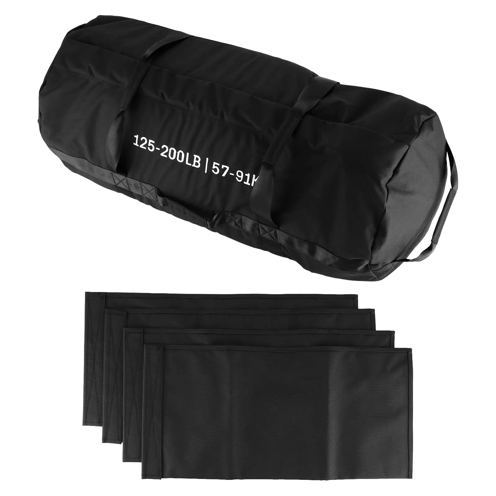 Adjustable Heavy Duty Workout Sandbag for Strength & Core Training, Multi-Handle Power Bag for Full-Body Exercise & Yoga, Durable Weightlifting Sandbag for Home Gym, Includes Unfilled Inner Bag, Versatile Fitness Gear for Men & Women