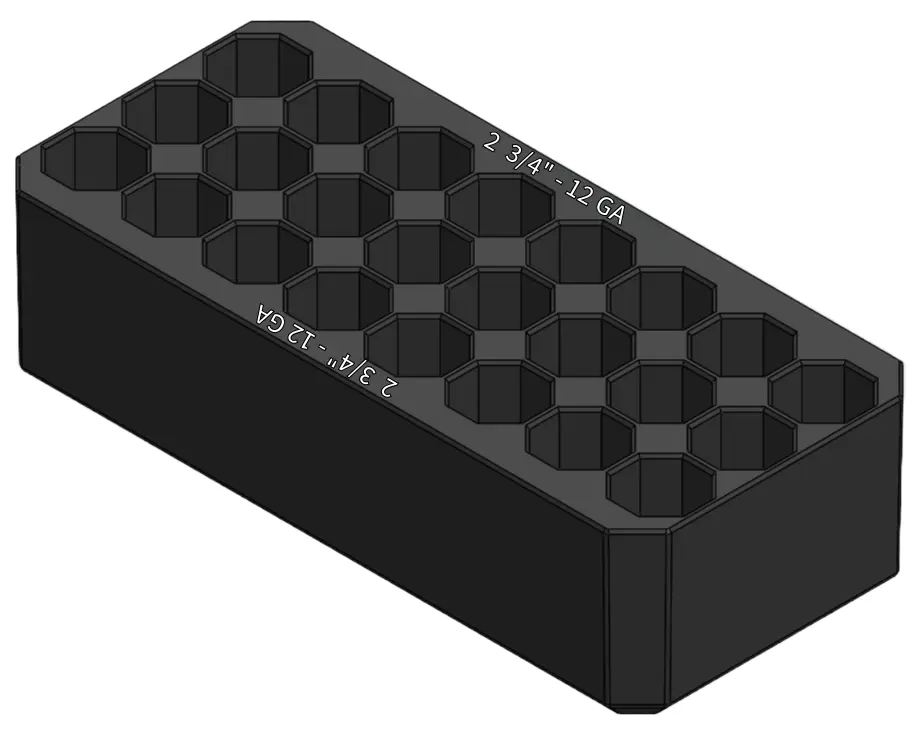 LARGE TRAY 12GA-2 3/4" WHITE