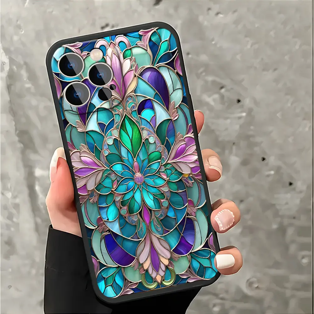 Beautiful Special Stained Glass Look Decorative Retro Art Aesthetic Phone Case for iPhone16 11 15 14 13 12 Pro Max XR Plus Black and White Phone Case Teen Girls Boys Gift Fashion Item - TikTok Shop Beautiful Special Stained Glass Look Decorative Retro Art Aesthetic Phone Case for iPhone16 11 15 14 13 12 Pro Max XR Plus Black and White Phone Case Teen Girls Boys Gift Fashion Item - TikTok Shop