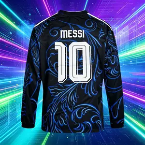 10# Messi 2026 Argentina Away Blue Short And Long Sleeve Soccer Jersey