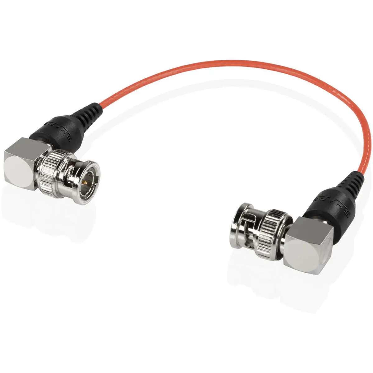 Shape 6" Skinny 90-Degree BNC Cable, Red