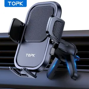 Car Air Vent Phone Holder, 360° Rotatable Metal Hook Car Phone Mount, Universal Car Interior Accessories, Cell Phone Car Mount, Cellphone Car Holder, Universal Smartphone Holder