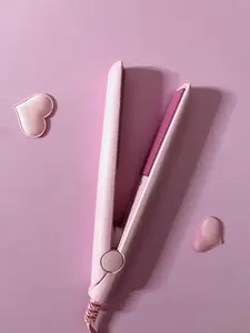 Mini Baby Pink Hair Straightener Rhinestone