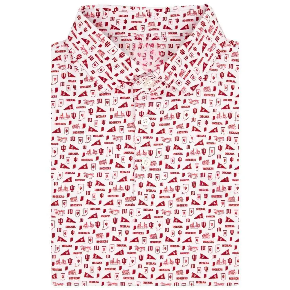 Men's Indiana Gameday Performance Polo Shirt - Casual Golf Top