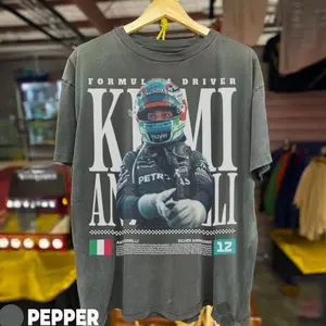 Kimi A F1 Racing Shirt, Formula 1 Fan Tee, Vintage Motorsport Apparel