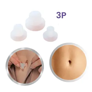 Silicone Belly Button Plug – Post-Surgery Navel Support | 3-Piece Recovery Set (Lipo, Tummy Tuck, Hernia)