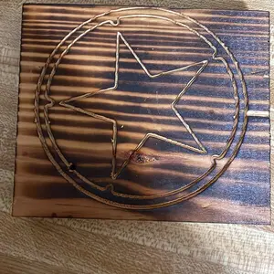 Home made engraved beer coasters
