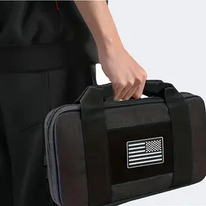 1PC Tactical  Sports Pistol Storage Bag, Magazine Storage Bag, Durable Polyester Pistol Soft Pouch, with Multiple Magazine Slots, Convenient for Storage, Suitable for Outdoor Hunting and Shooting Activities, Available in Black, Green and Khaki