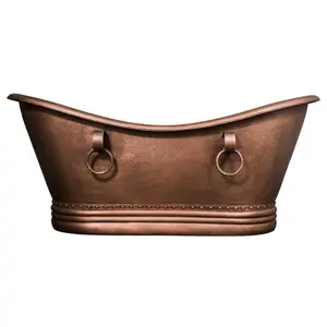 Antique pure copper bathtub by DripKream portable