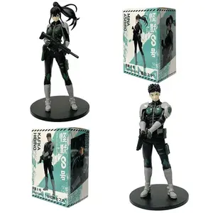 In Stock 1-4PCS Amine Kaiju No. 8 Figure Kafka Hibino Mina Ashiro Skeleton Creative PVC Model Toys Kids Action Statue Doll Gifts