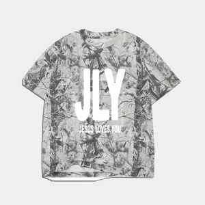 Jesus Loves You Realtree Camo T-Shirt, Black White Faith Graphic Tee, Christian Streetwear Outfit, Oversized Everyday Style Apparel 2026