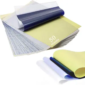 Transfer Paper, 50 Sheets  Stencil Paper for Tattooing, A4 Size, 4 Layers Thermal Transfer Paper DIY  (50PCS)