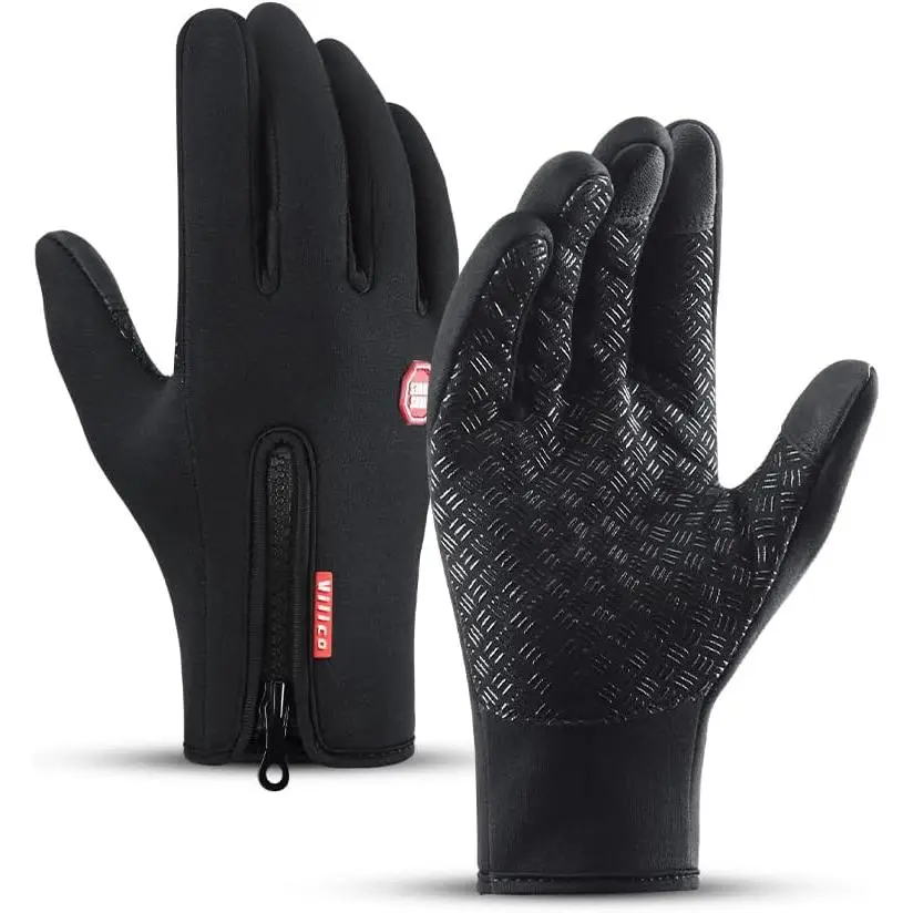Gloves - Touch Screen Windproof, Warm & Adjustable. Perfect for Outdoor Running, Cycling, Fishing, Skiing & More