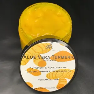Aloe Vera Turmeric Facial Mask Skin Repair Skincare Comfort Nourishing Cleansing Smooth