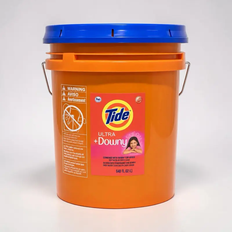 Tide and Downy  scented 50 lb Liquid Laundry Detergent for Brighter Colors and Fresher Smell