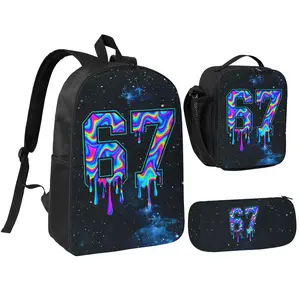 67 Emoji Stickers Backpack - Stylish Design for Students Professionals & Travelers - Ideal for School Work or Leisure - Trendy & Functional