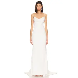 Katie May X Noel And Jean Claudia Gown in Off White