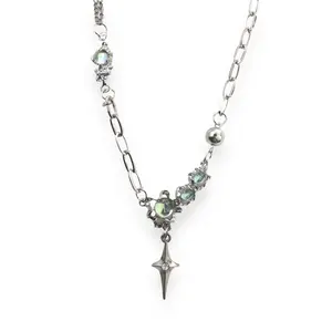 Star Pendant Necklace for Men Women Streetwear Hip Hop Unisex Style
