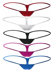Low-rise Seamless Women's Thong in Red White Black Pink & Blue Fit Smooth & Sheer See-through Design for Everyday Wear & Special Occasions Elegant Statement Womenswear Feminine Soft Panties thong underwear for women panties thongs women underwear