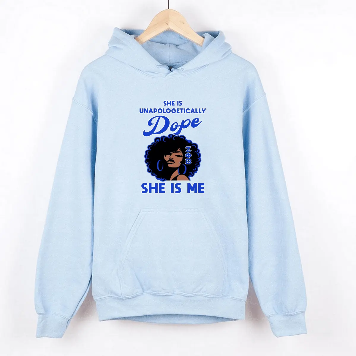 Zeta Phi Beta Sorority Paraphernalia Casual Tops - Black Girl Pride Message Unisex Cotton Graphic Clothes, Lightweight Go-To Hoodies & Sweatshirts for All Seasons, Unisex Sizes