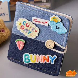 DIY Customizable 3-in-1 Premium Patchwork Denim Photo Album - Modern, Durable, Stylish Fabric Binder with Custom Cover for Memories & Instax, Retro Denim Vibes, Home Decor Accessory