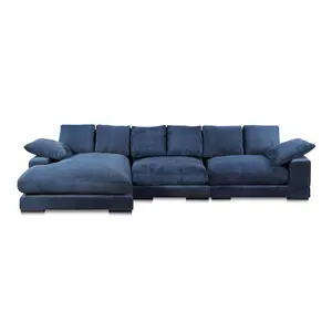 Moe's Home Collection Plunge Navy Large Sectional