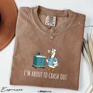 Funny Silly Goose Nurse Shirt Comfort Colors - Nurse Appreciation Week Gifts Snarky Nurse Tshirt Night Shift Nurse CNA Shirt Nurse Shirt