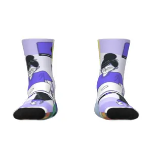 Learning Collection Socks - Custom All-Over Print Crew Socks Soft Fleece Lined Bottom Flexible Fit for All-Day Comfort Style Sublimation