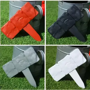 20 pieces grey stone pattern plastic garden sidebar, flower bed frame, garden decoration fence