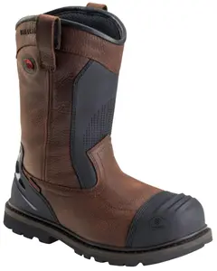 Avenger Men's Hammer Met Guard Western Work Boot Carbon Safety Toe - A7896