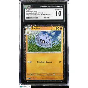 Pupitar 2023 Pokémon Paldea Evolved #111/193 CGC 10