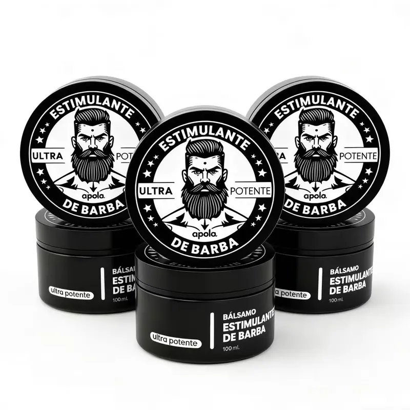 Beard Growth Cream for Men with Potent Minoxidil Formula - Non-Greasy Daily Care for Thicker Facial Hair & Anti-Hair Loss, Hair Products, Facial Hair Growth