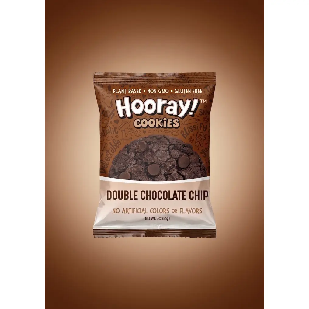 3oz Double Chocolate Chip Cookie 3oz Individual Pack - Delicious Baked Snack Biscuits for On-the-Go Enjoyment
