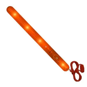 212 MAIN Orange LED Patrol Light Wand - Glow Effect Lighted Wand, Unisex Party Accessories, Ideal for Halloween Fun (Home & Garden Use)