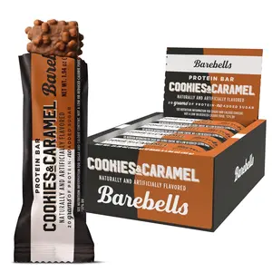 Barebells Protein Bar - Cookies & Caramel - 20g Protein (12 Bars)