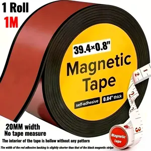 Turn Anything Into a Magnet!Strong Self-Adhesive Magnetic Tape Roll for DIY Crafts, Fridge, Whiteboard & Home Use