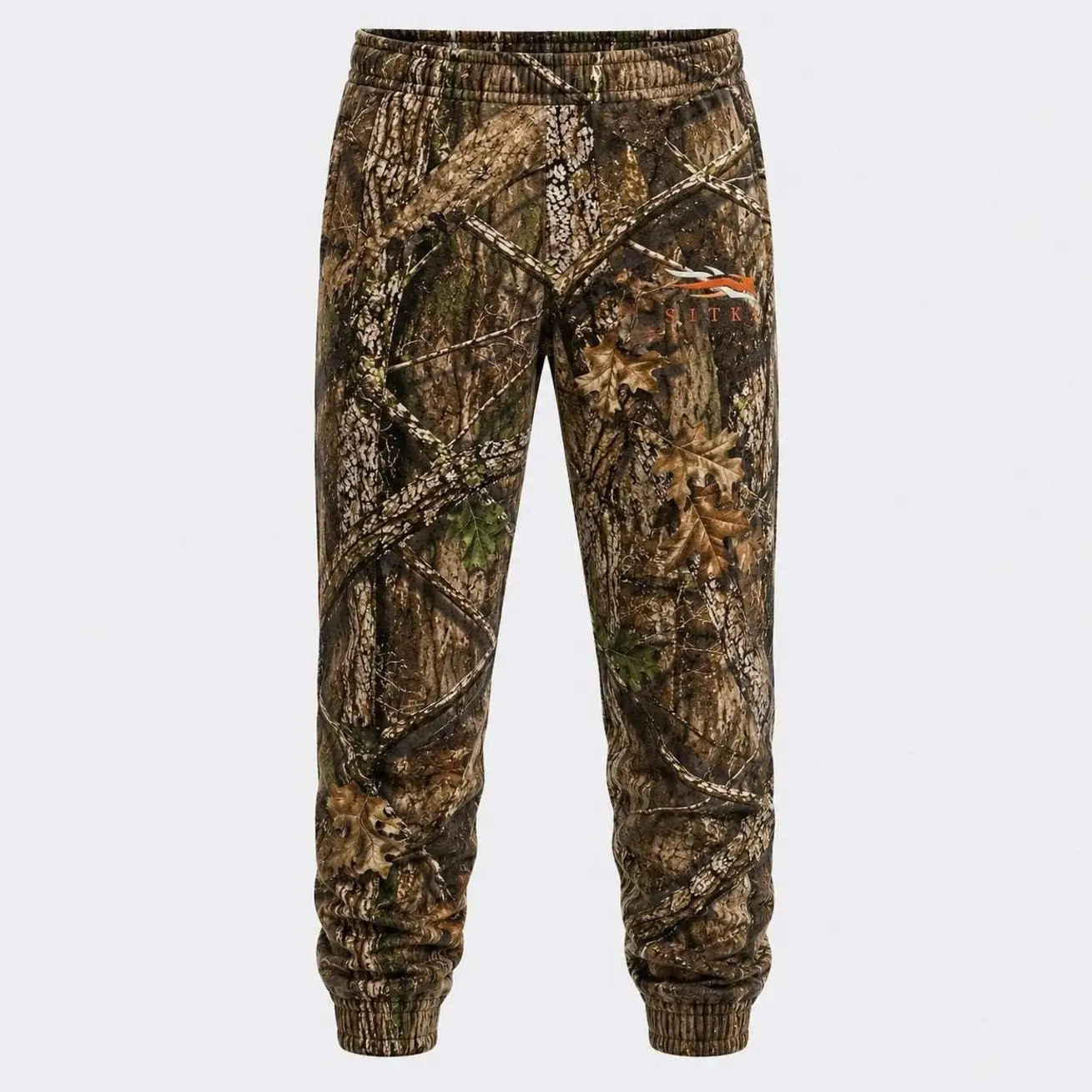SITKA Men’s Camo Jogger Pants – Hunting Outdoor Sweatpants with Elastic Cuffs