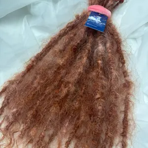 Strawberry Shortcake Temporary Crochet Locs - 20 Handmade Synthetic 20 Inch Locs Per Bundle for Full Head Coverage