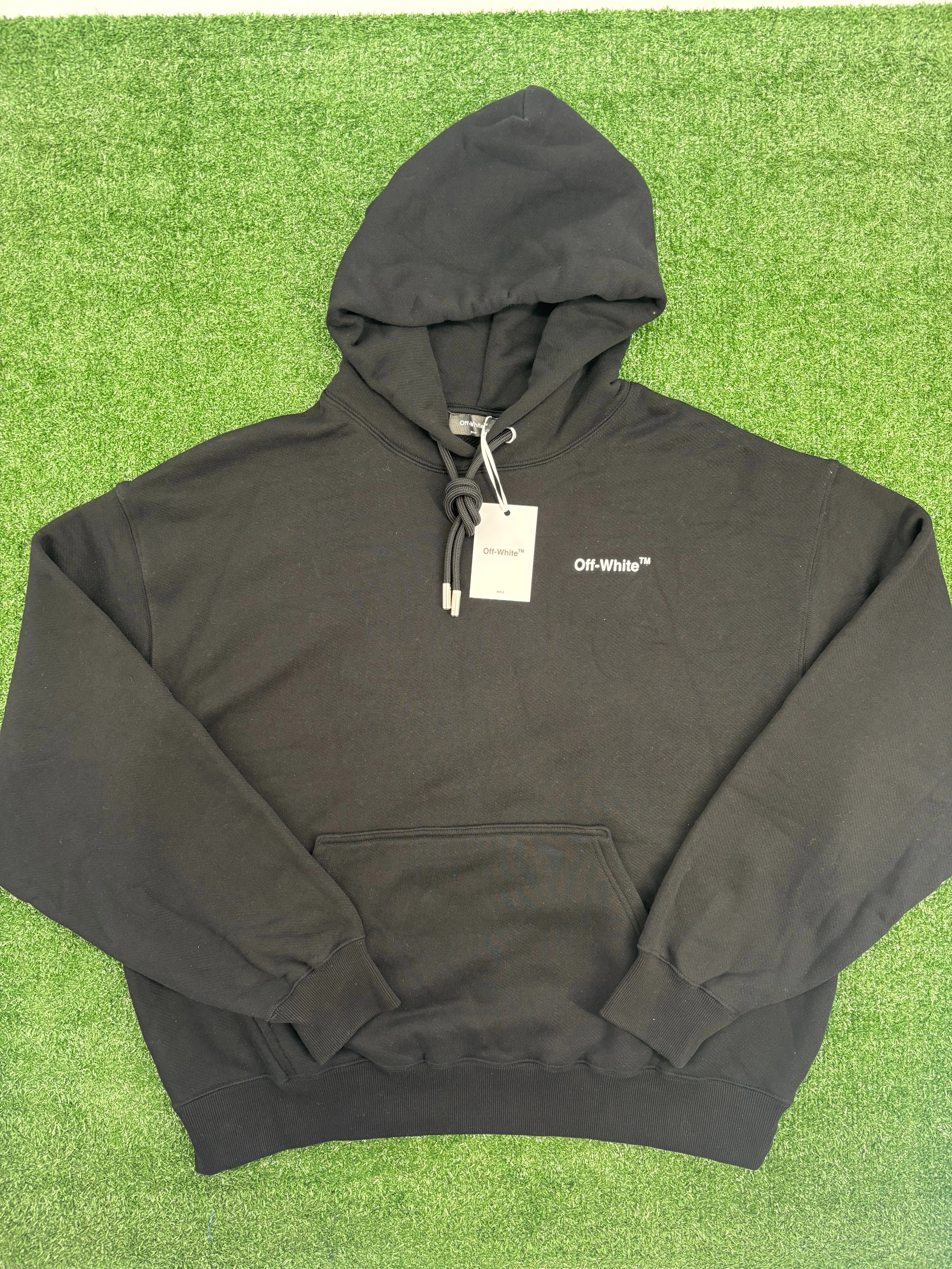 Off-White Black Pullover Hoodie Size XXL