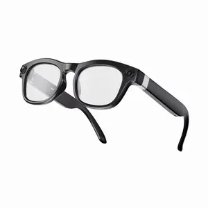 AI Smart Glasses for Men & Women with ChatGPT, Bluetooth Glasses with 165 Languages Translation, replaceable Lens, Meeting Analysis, Music Playback, Hands-Free Calls, UV & Blue Light Protection Retro Multifunctional