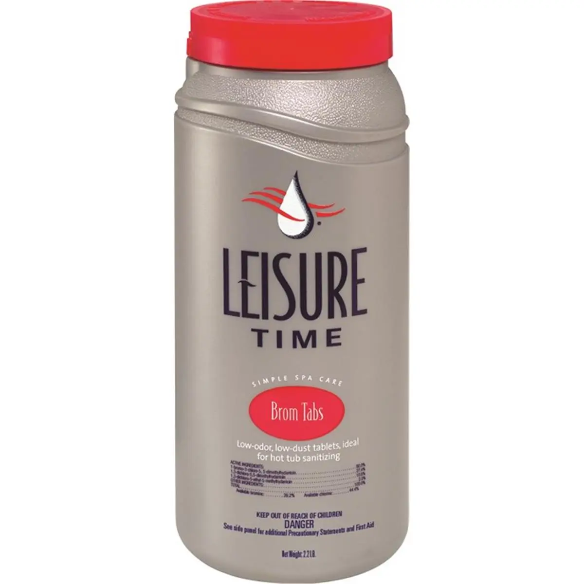Leisure Time Brominating Tablets, 1.65 lbs Pool & Hot Tub Water Care Treatment, Water Sanitizing & Hot Tub Sanitizing Solution