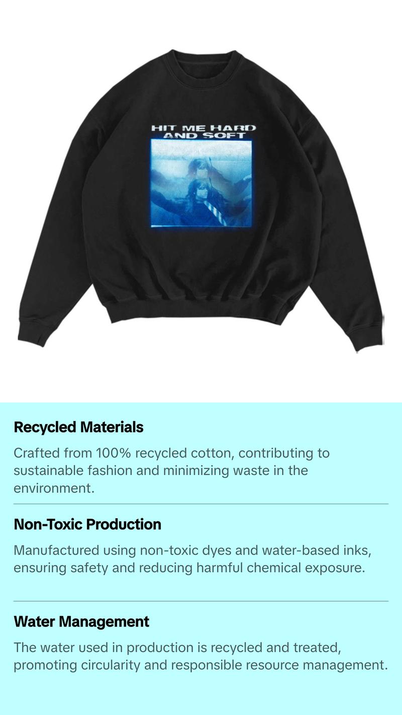 Underwater Black Crewneck Sweatshirt