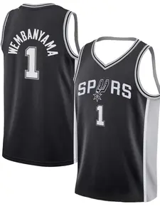 No. 1 Basketball Vest Unisex Breathable Mesh Performance, Sporty Long Sleeve Print Top for Game Viewing & Daily Use