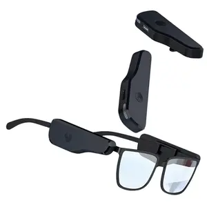 Wearable Glasses-Compatibility Headphones with ENC Noise Cancellation, High-Definition Calls, Compact Lightweight Design, Easy Portability, Comfortable Fit, Siri-Waking Voice Assistant, Touch Control, No-Delay Music, Long Playback Battery Life