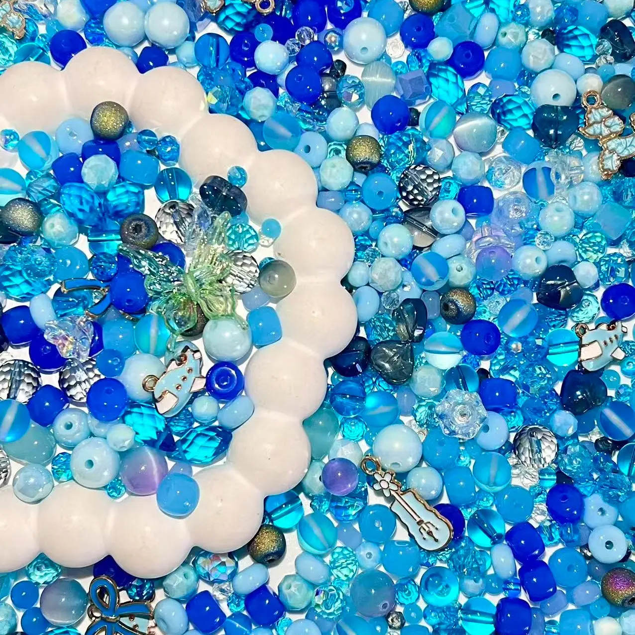 Mix beads for DIY pens, phone chains, key chains, jewelry, 3-20mm beads
