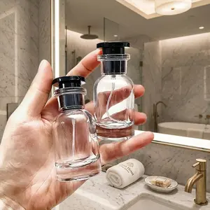 Luxe On-The-Go: 30ml Refillable Glass Perfume Containers (Set of 3)