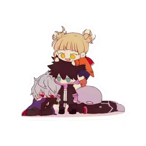 League of Villains My Her0 Academia Shigaraki Toga Twice Dabi Chibi Manga Cute Anime Sticker Gift Otaku Weeb