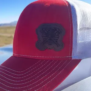 Port Authority Firefighter Hat with Leather Burned Patch