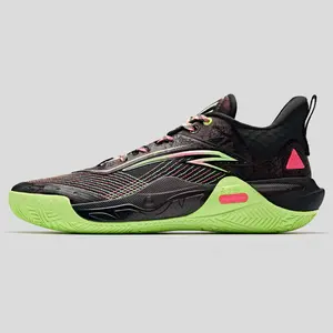 ANTA KAI 1 Speed Aurora 8125B1128S-8 Kyrie Basketball Shoes Green Purple Lightweight & Breathable for Peak Court Performance